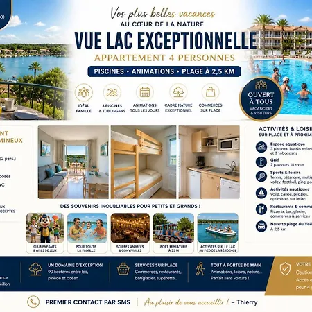 Appartement 1 Situee Dans Un Magnifique Village Familiale *